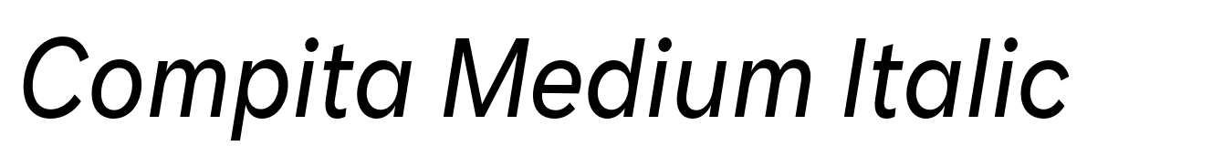Compita Medium Italic